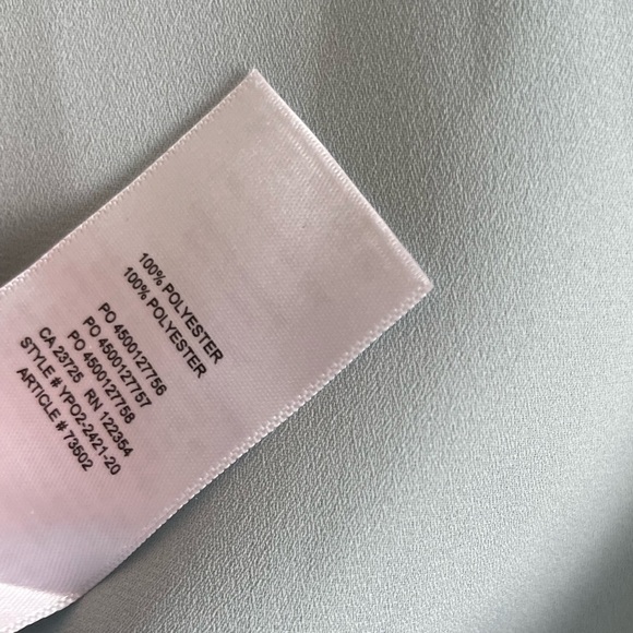 Aritzia Sunday Best Kimberley Front Tie Blouse in Baby Blue Size Medium - Picture 3 of 6